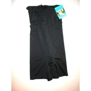 New Womens Assets Black Shapewear Tummy Thigh Slimming Comfortable Stomach Small